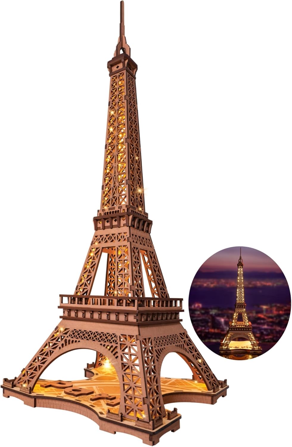 Rolife Eiffel Tower Night Lights Puzzle