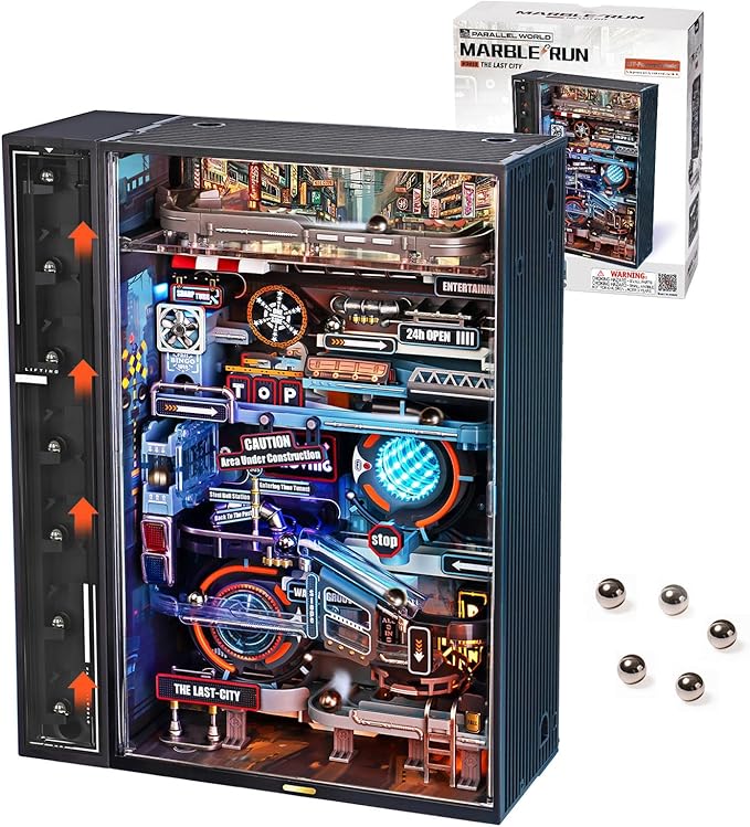 3D Puzzle Model Kit – Marble Run Glow