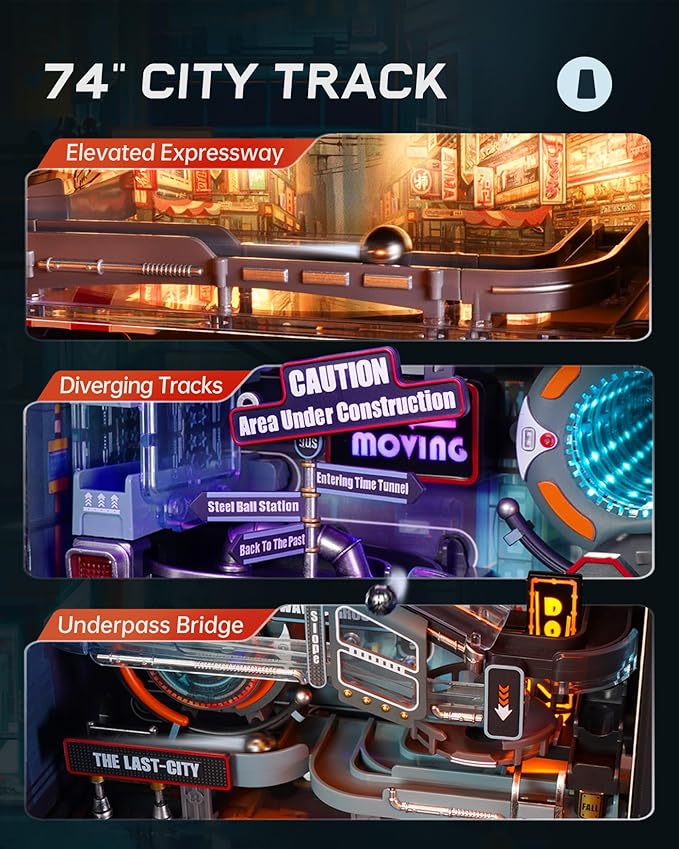 3D Puzzle Model Kit – Marble Run Glow