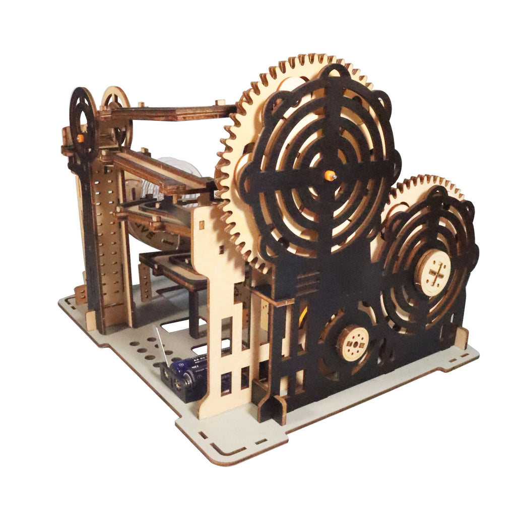 3D Wooden Puzzle Hand Whale Music Box