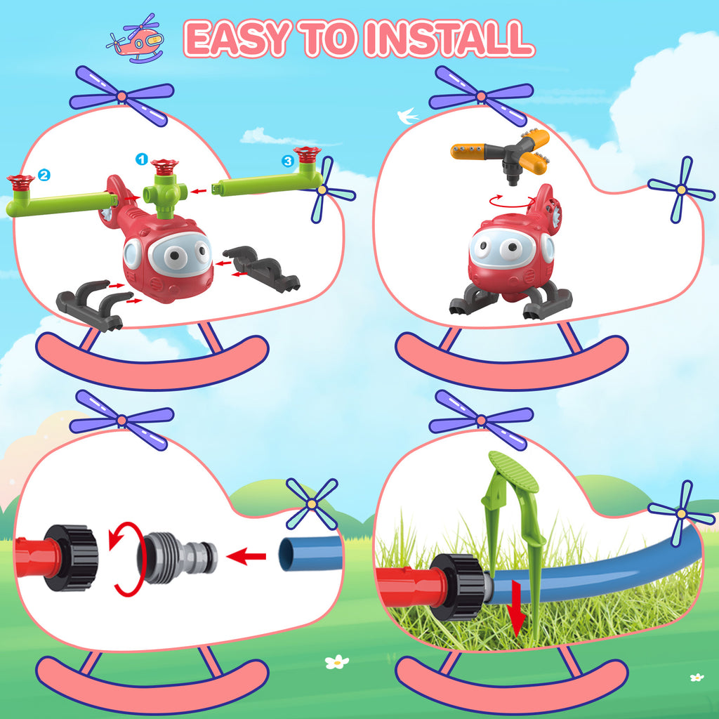 4-in-1 Water Sprinklers Set