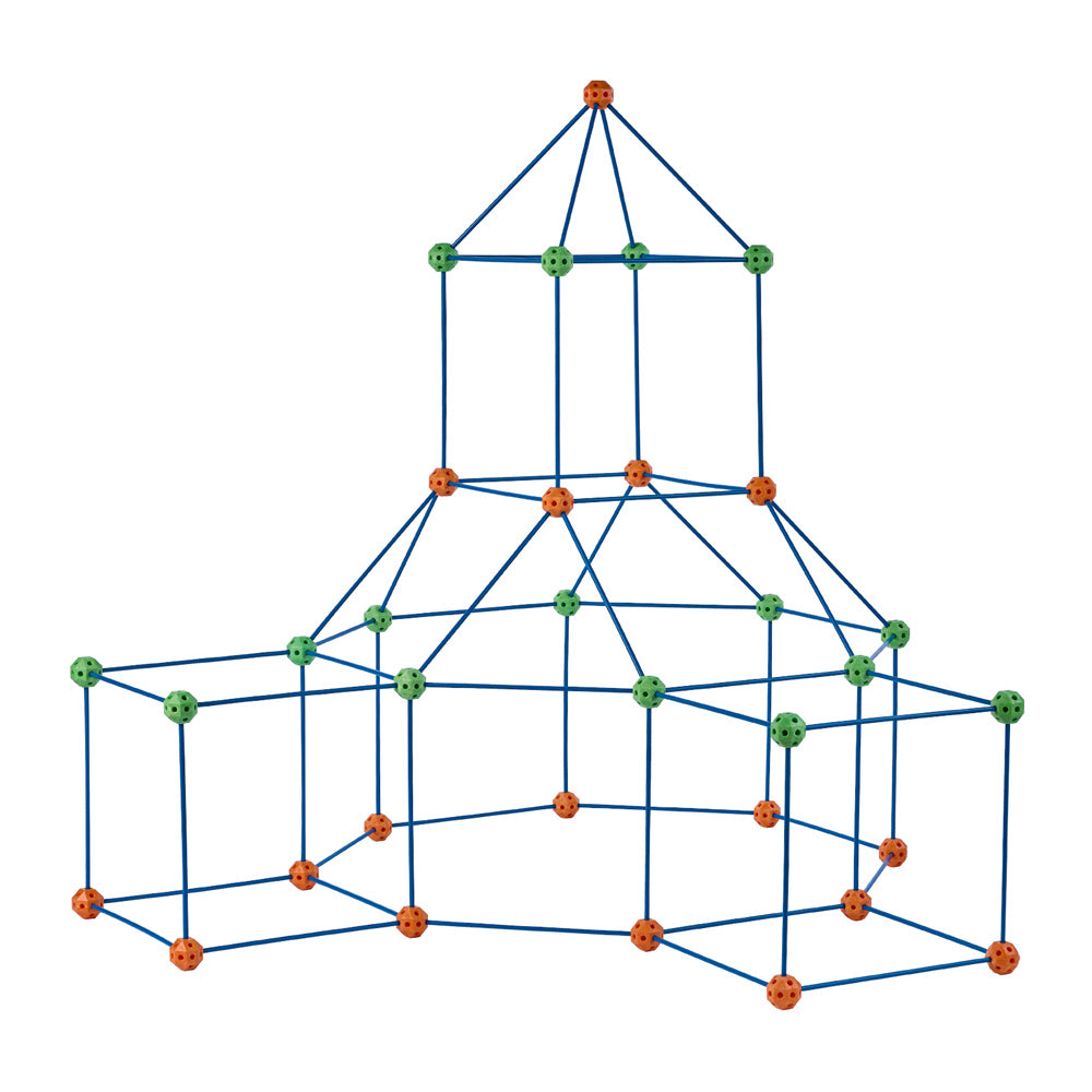 VEVOR Tent Fort Building Kit For Kids STEM Construction Toy Set Castle 120PCS