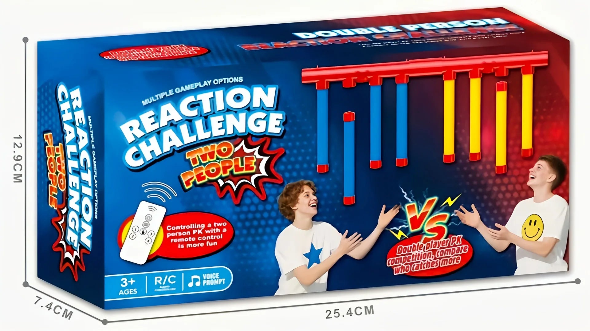 2-Player Challenge Catching Sticks