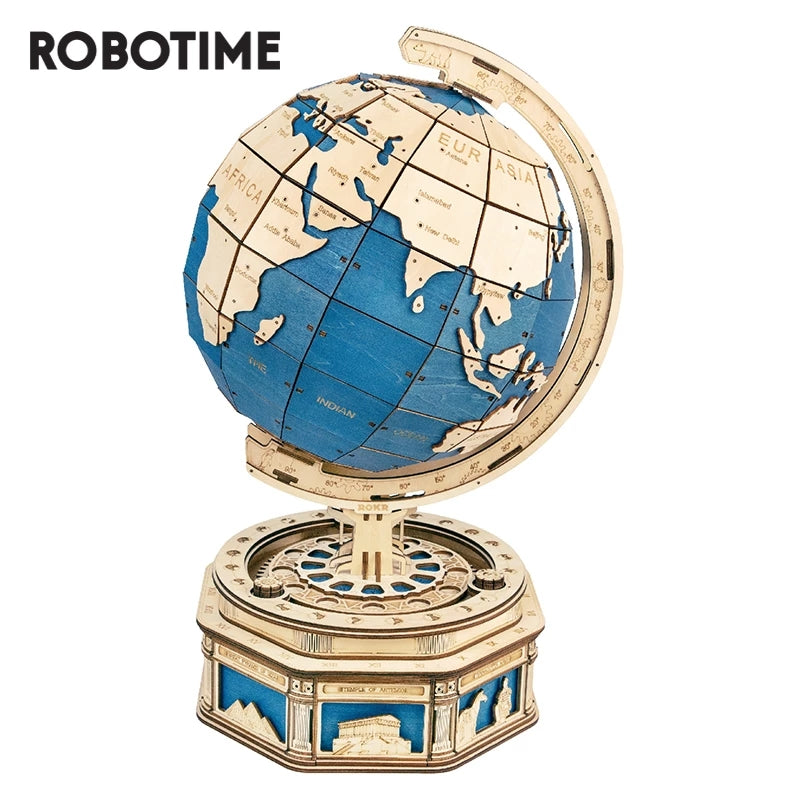Globe Earth 567pcs Wooden Puzzle